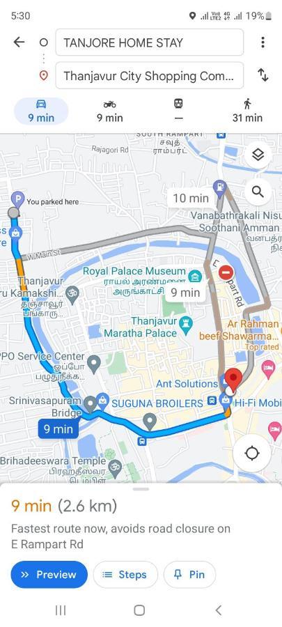 Tanjore Home Stay Танджавур Экстерьер фото